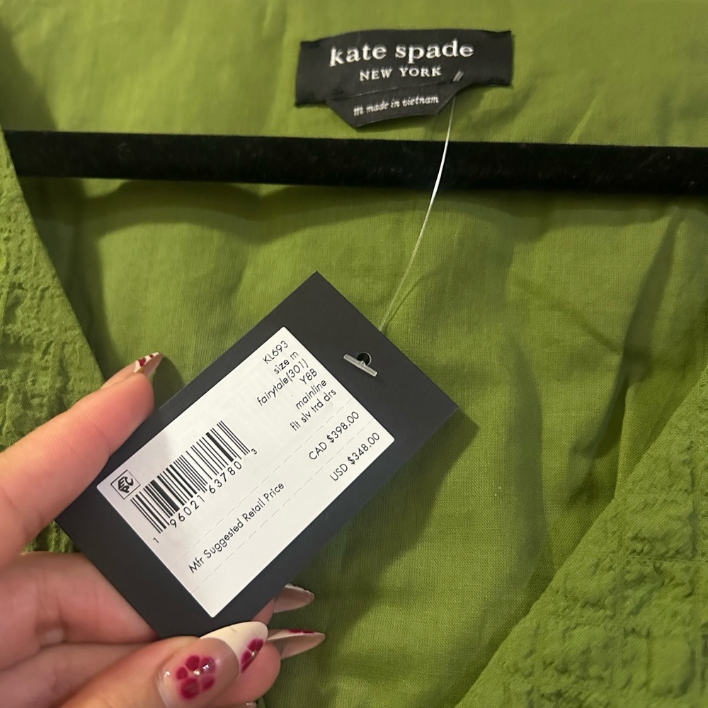 Kate Spade Olive Green Maxi Dress - Picture 3 of 3